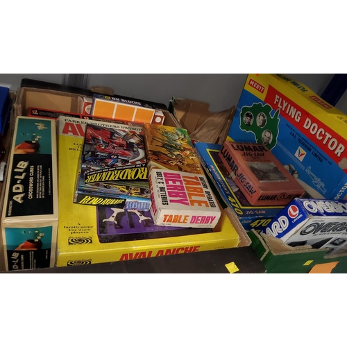 210F - A selection of various vintage board games etc.