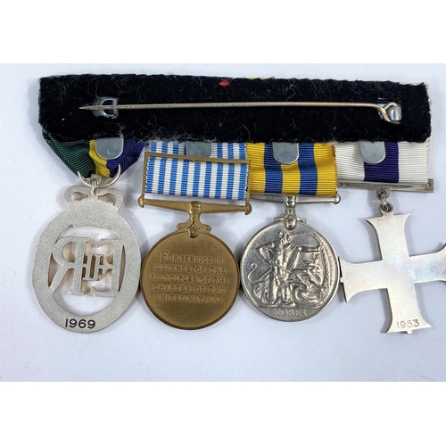 200 - LOT 200:

ON INSTRUCTIONS RECEIVED FROM THE RECIPIENT:
A rare Korean War Group of Four medals to 2/L... 