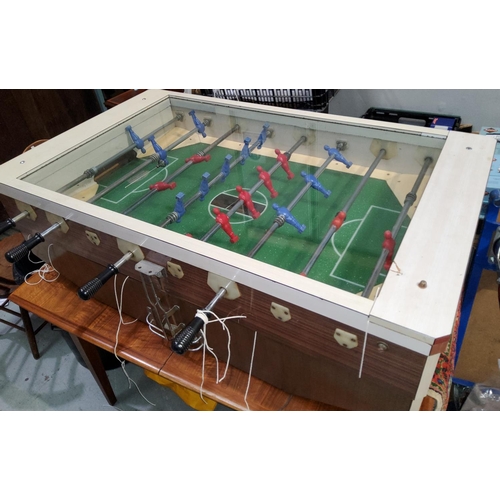 73A - A 1960's/70's table top table football game - coin operated