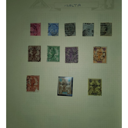 152f - MALTA: a collection of stamps QV- QEII, 1970's
