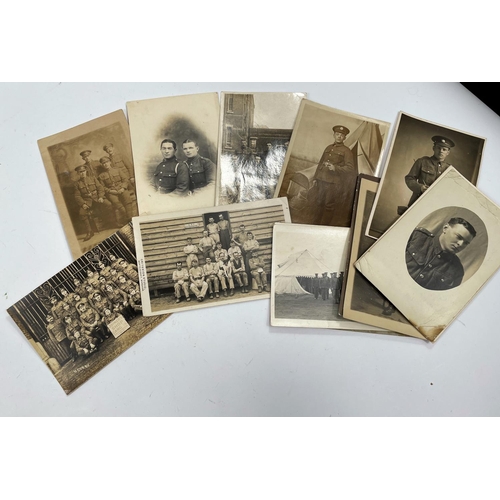 52b - A small selection of WWI military postcards