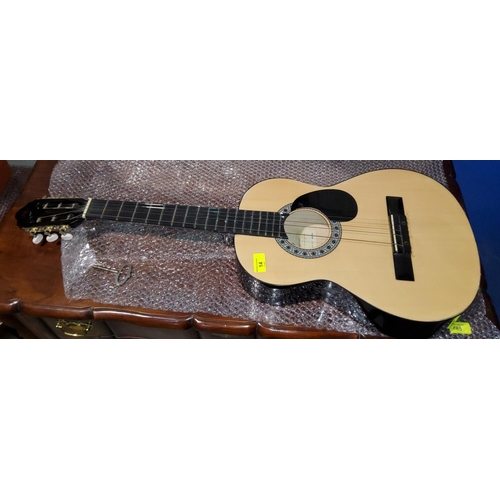14 - An SX Custom steel strung acoustic guitar