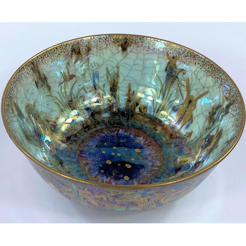 575 - A Wedgwood Fairyland Lustre bowl, designed by Daisy Makeig-Jones, with Poplar Trees pattern to the e... 