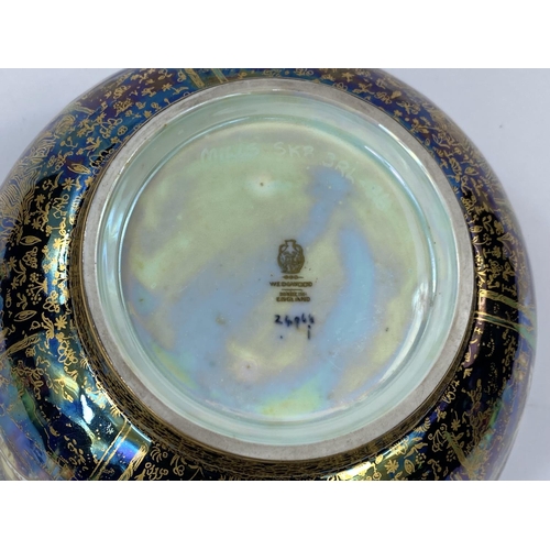 575 - A Wedgwood Fairyland Lustre bowl, designed by Daisy Makeig-Jones, with Poplar Trees pattern to the e... 