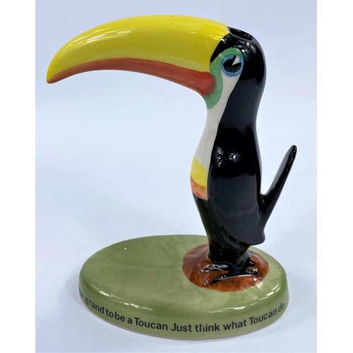 550 - A Guinness Toucan by Carltonware (some glaze crazing to base); a selection of oriental and other chi... 