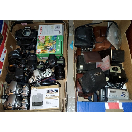 180 - A selection of various SLR and other cameras