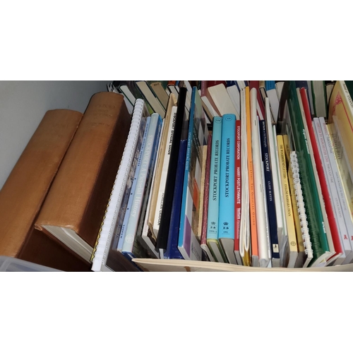 209 - A selection of books on local history; a quantity of railway books