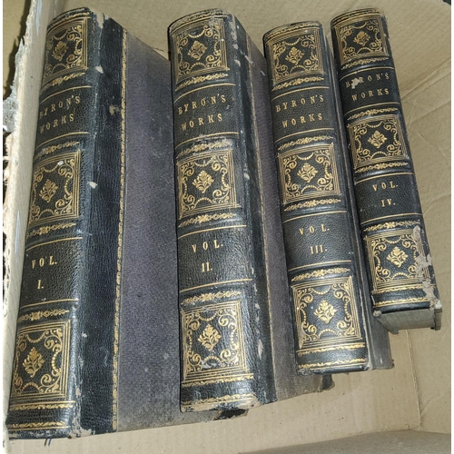 233 - Lord Byron: The Complete Works, 4v, Paris, 1833 (bindings poor but complete)