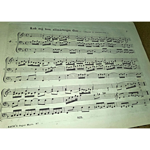 235 - Felix Mendelssohn Bartholdy:  John Sebastian Bach's Organ Compositions, 5 books ion 1 vol, London 18... 