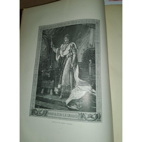 266 - S Baring Gould:  The Life of Napoleon Bonaparte, numerous plates and half-tone illustrations, decora... 