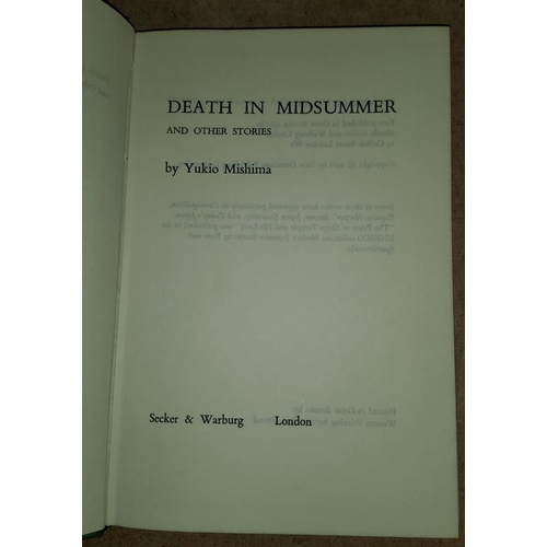 297A - MISHIMA (Yakio) - Death in Midsummer, 1st edition, dw, 1967