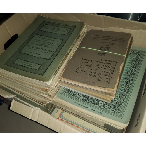 300 - A large collection of Antiquarian Book auction and Book dealer catalogues to include Christies and B... 