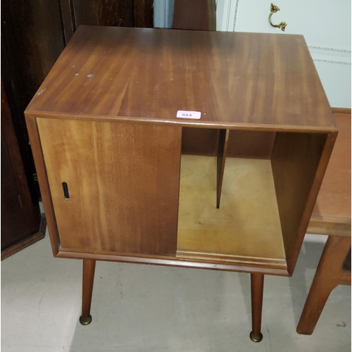 884 - A 1960's teak 2 tier coffee table with rectangular top; a small 4 height chest of drawers; a 1960's ... 