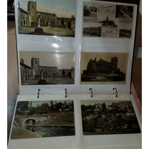 395 - An Album of local history and interest postcards includingMarple etc