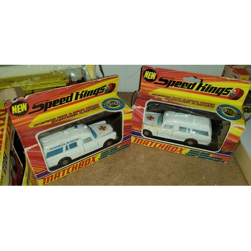 71 - Two Matchbox vehicles in original boxes:  King size Mercedes Benz Ambulance and a similar vehicle (b... 