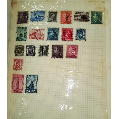 232 - A World collection of stamps in 2 Portland albums, including GB & Commonwealth GV - GVI