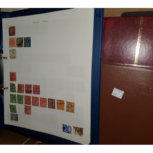 242 - GB:  a collection of stamps; other mounted and unsorted