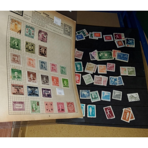 243 - China:  A collection of stamps
