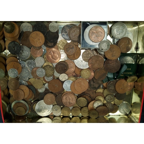 253 - GB:  a quantity of miscellaneous coins, QV - QEII