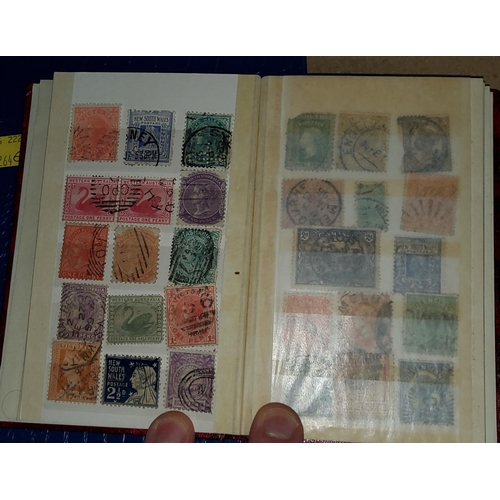 264G - Two stock books of Australian state stamps.