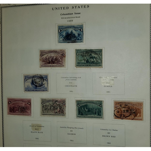 331 - The American album for United States stamps, stamp album containing late 19th century onwards stamps