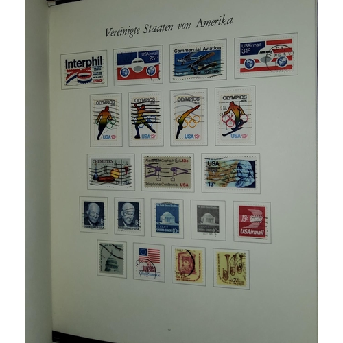 334 - An album of American stamps in a German album Die Briuefmarker