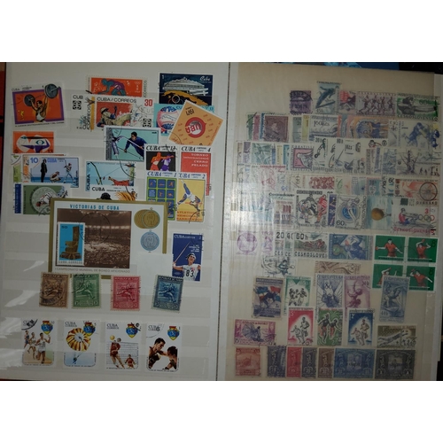 339A - An album of 20th century world and other European stamps for the Olympics 1964, other various sports... 