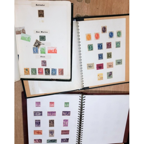 362 - USA: A collection of stamps in album; two other albums.