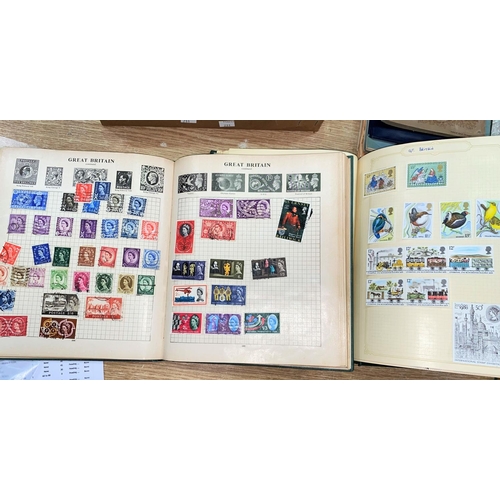 231 - Various collections of stamps in albums, etc.