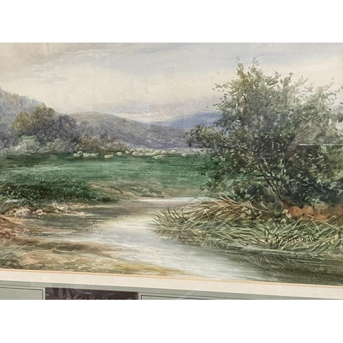 750A - A. COLEMAN: English late 19th century, pair of watercolours, views of the Little Orme and Matlock Ba... 
