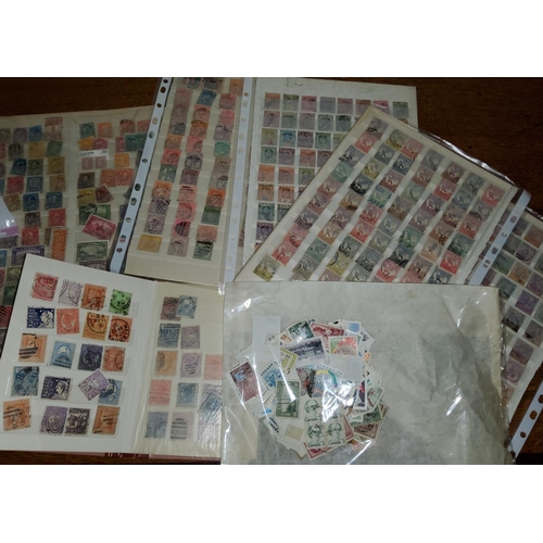 326A - A small album of Australia and world stamps and a selection of sheets and loose similar