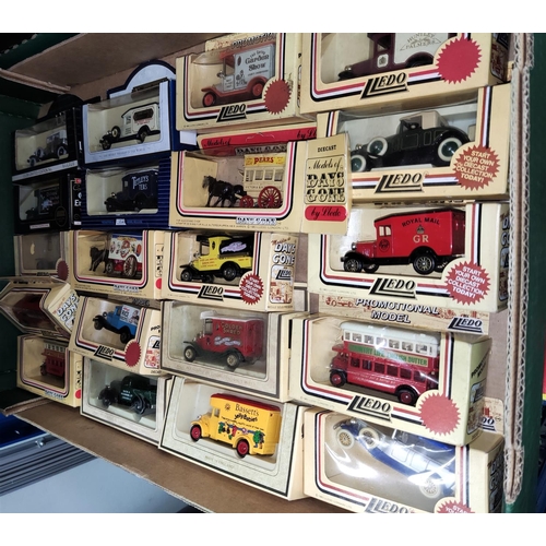 202 - A large selection of Lledo and other diecast advertising vehicles etc.