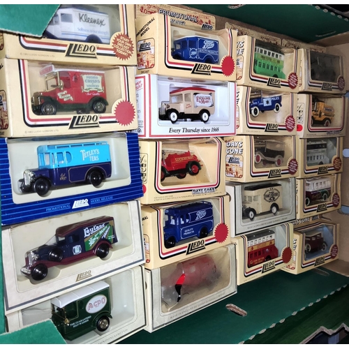 202 - A large selection of Lledo and other diecast advertising vehicles etc.