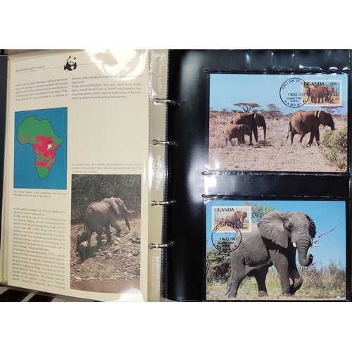 352 - World Wildlife Fund: a collection of World FDCs in album, various GB stamp books and FDCs including ... 