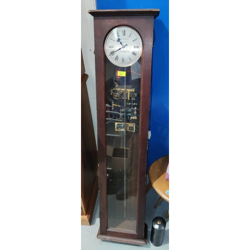 357 - An early 20th century electric factory master clock 