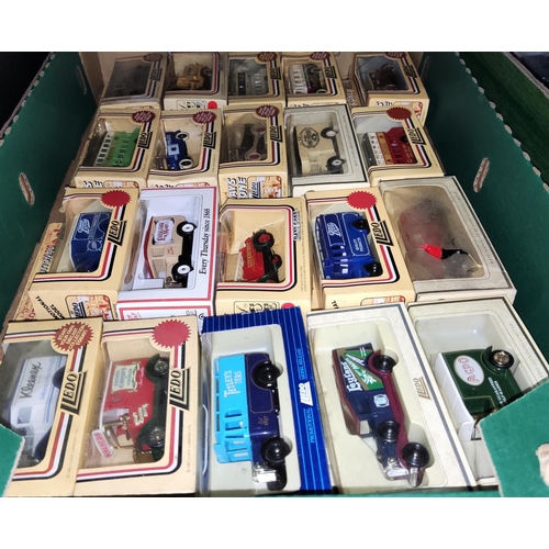 201 - A large selection of Lledo and other diecast advertising vehicles etc.