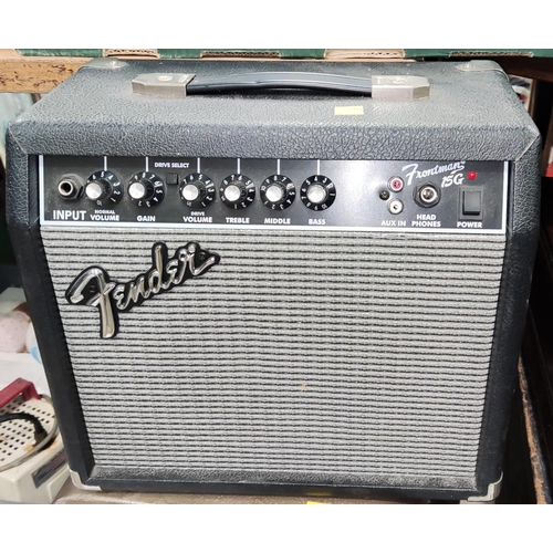 370A - A Fender Frontman 15G portable amp