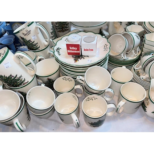 463 - A large selection of Spode 'Christmas Tree' pattern dinner and tea ware including tureens etc, appro... 