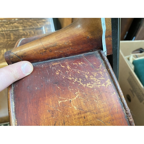 171 - A 19th century double piece back cello, Stradivarius, replica, full size, 4/4 bearing internal label... 