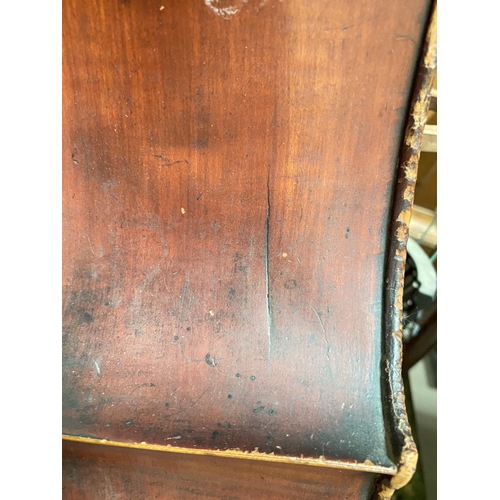 171 - A 19th century double piece back cello, Stradivarius, replica, full size, 4/4 bearing internal label... 