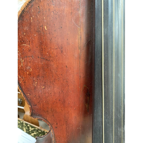 171 - A 19th century double piece back cello, Stradivarius, replica, full size, 4/4 bearing internal label... 