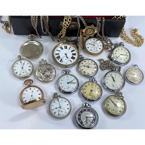 605 - A collection of watches and pocket watches