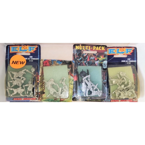 197C - Eight 1980's and later Games Workshop Citadel Miniatures Warhammer Fantasy blister packed metal figu... 