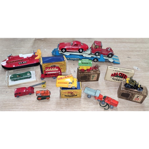 153 - Four Moko Lesney Matchbox Series boxed diecast vehicles - No 42,(box flap off); other boxed and loos... 
