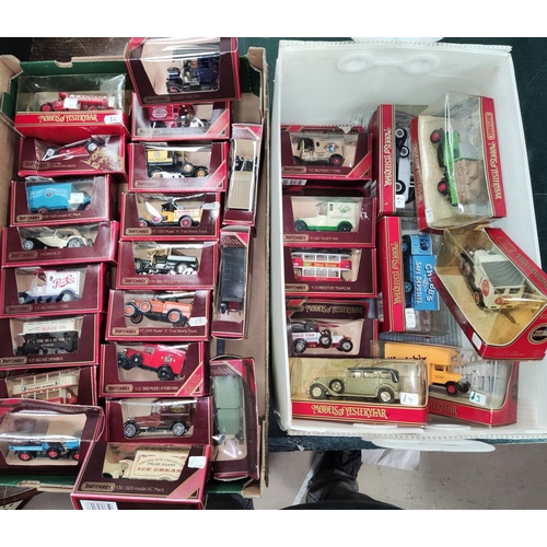 157 - A large selection of Matchbox Models of Yesteryear, advertising and other vehicles, boxed