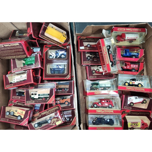 158 - A large selection of Matchbox Models of Yesteryear, advertising and other vehicles, boxed
