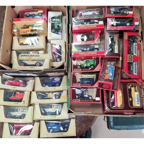159 - A large selection of Matchbox Models of Yesteryear, advertising and other vehicles, boxed