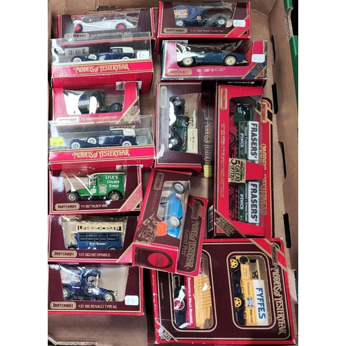 159 - A large selection of Matchbox Models of Yesteryear, advertising and other vehicles, boxed