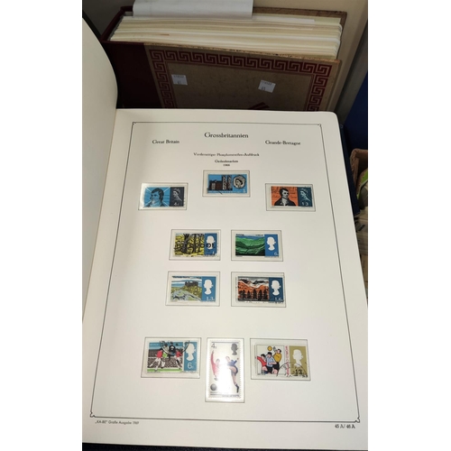 65 - GB:  a collection of QEII stamps in album; another album containing European issuesWe will relot thi... 