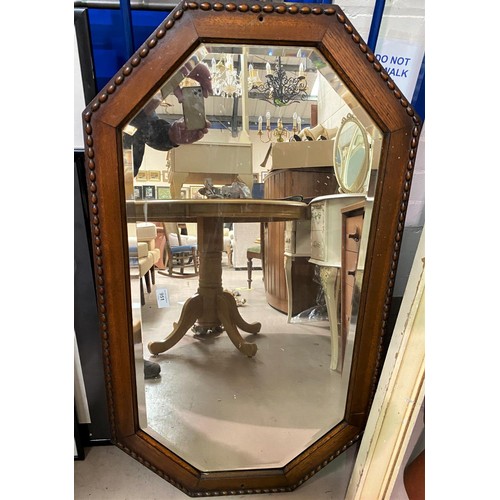 951 - An oak mirror